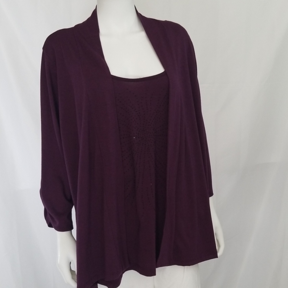 Dark Purple Blouse